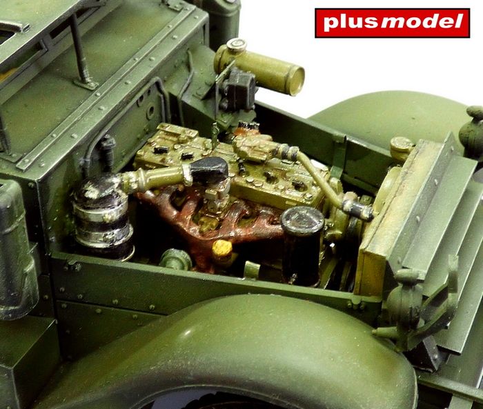 1:35 U.S. Troop Carrier Halftrack – engine set