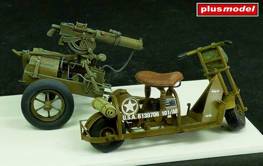 1:35 U.S. Airborne scooter with machine gun