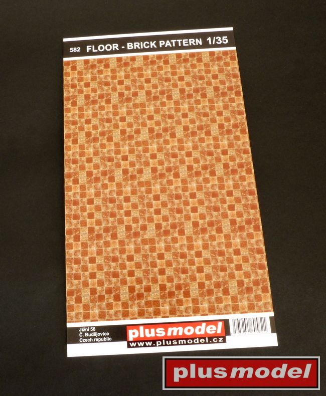 1:35 Floor - brick pattern