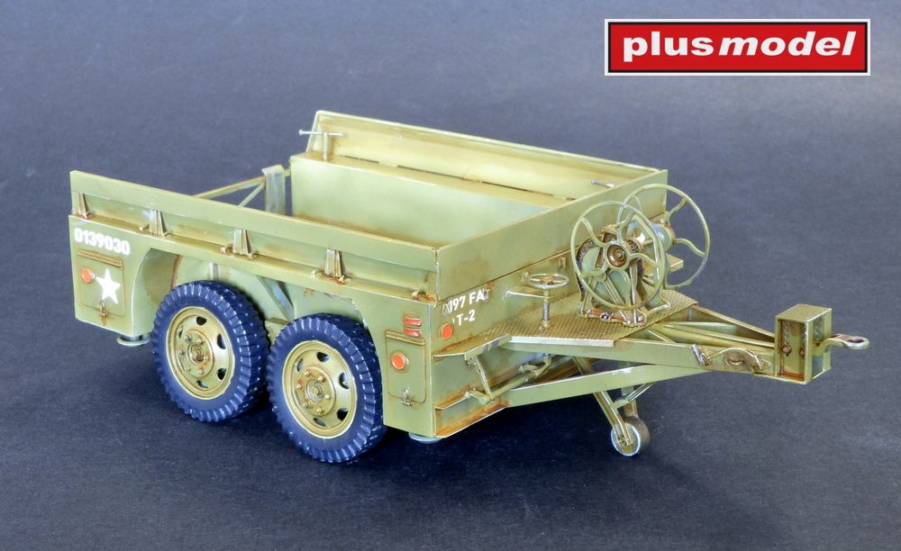 1:35 US trailer M13 tandem axle