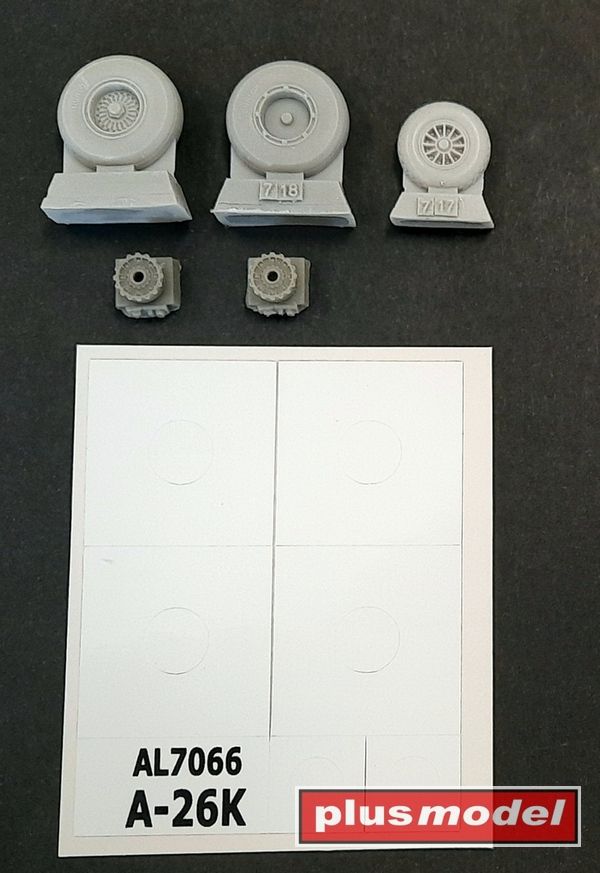 1:72 A-26K Invader wheels