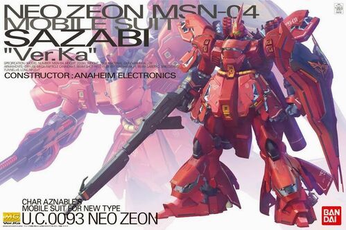 MSN-04 SAZABI Ver.Ka 18cm (Gundam 83111)