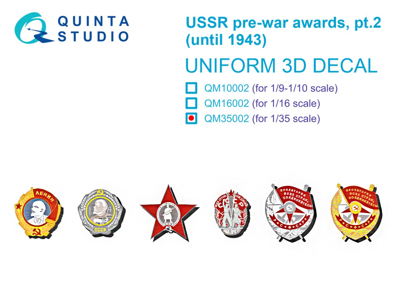 1:35 USSR pre-war awards, pt2 (until 1943)