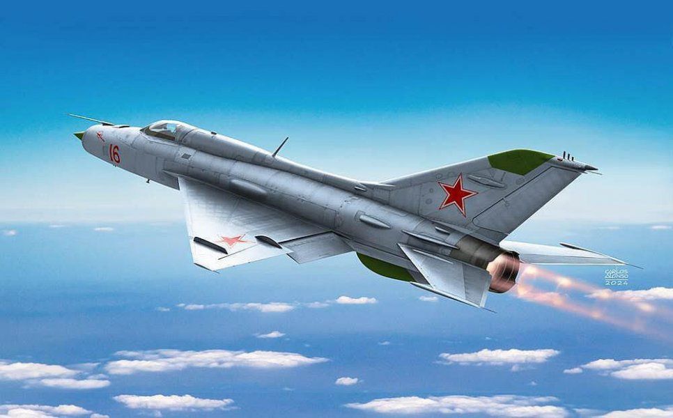 1:48 Russian Air Force MiG-21PF Fishbed-D