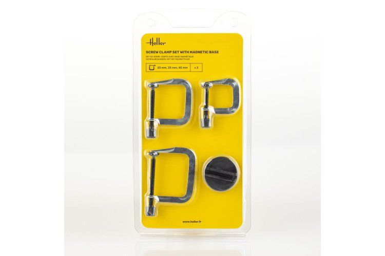 Hobby Screw Clamp Set with Magnetic Base - 3 pieces Tool