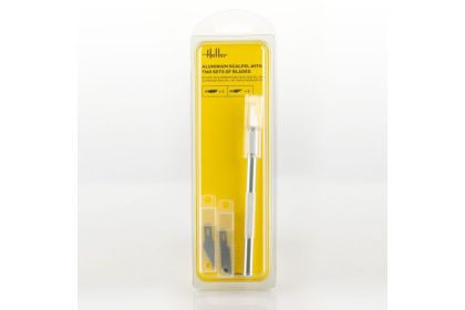 Hobby Aluminum Scalpel with Fine Point and 10 Spare Blades Tool