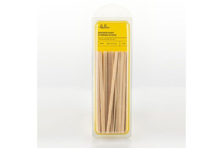 Hobby Wooden Paint Stirring Sticks - 25 pieces Tool