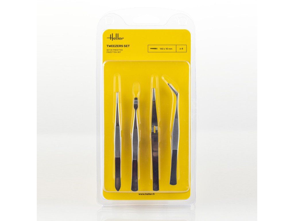Hobby Tweezer Set - 4 pieces Tool