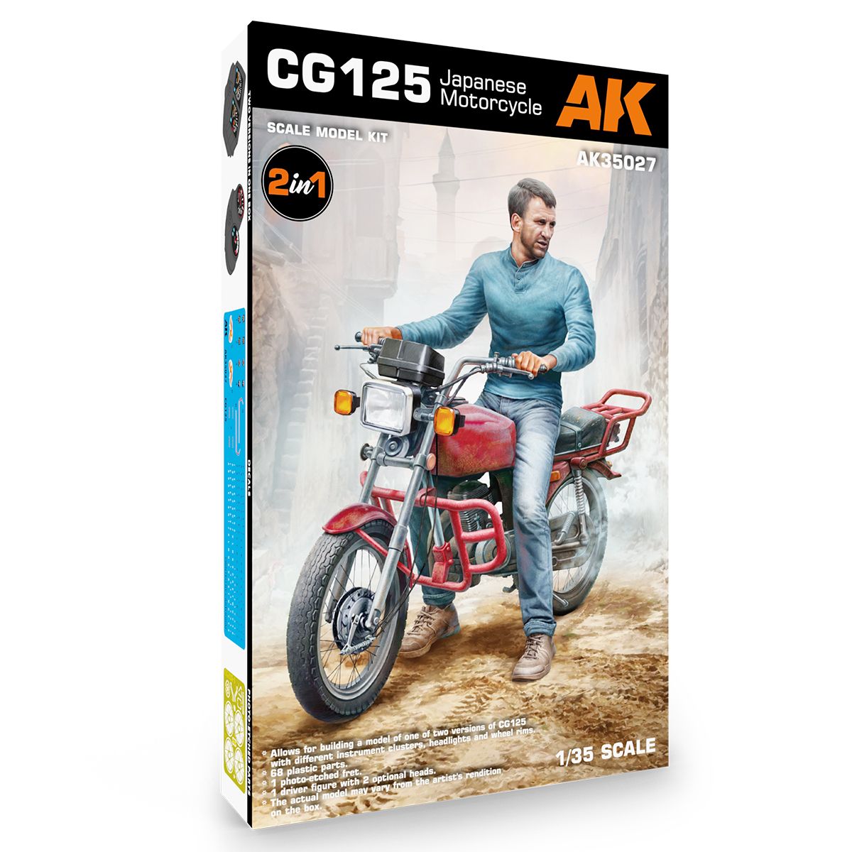 1:35 CG125 JAPANESE MOTORCYCLE