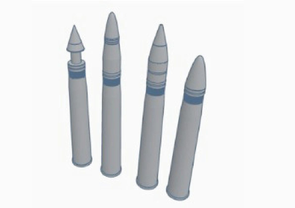 1:35 T-34 85 mm náboje (16ks)