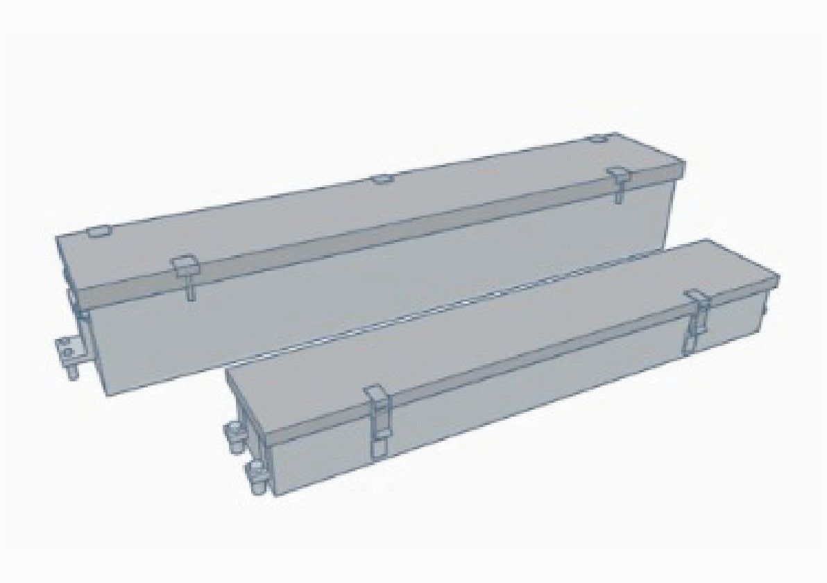 1:35 T-34 bedne na náradie- zatvorené