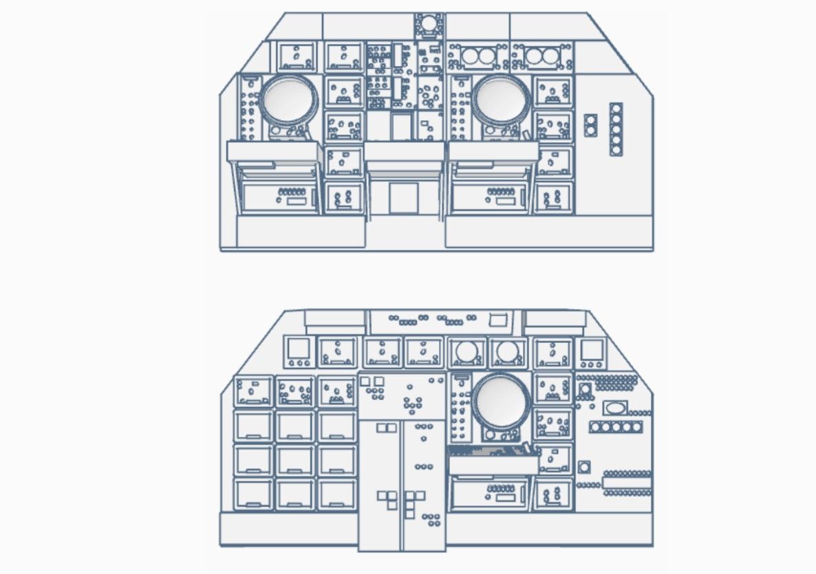 1:35 P-40/1S12 interiér prvej sekcie