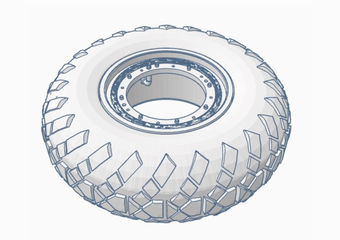 1:35 OT-64 SKOT- koleso bez náboja