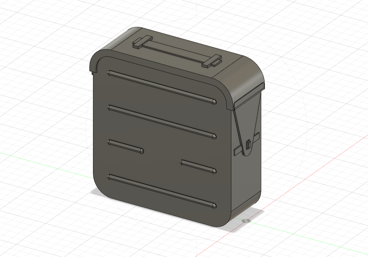 1:35 SG-43/ SGMT schránka na 5 nábojových pásov (6ks)