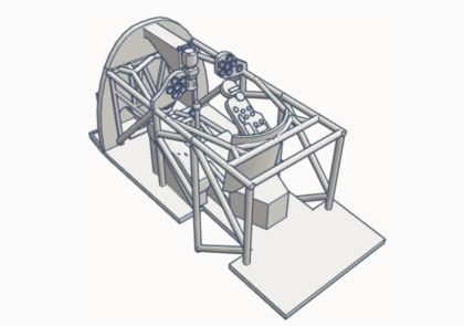 1:40 Fiat C.R 42 Falco kokpit