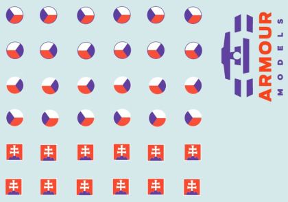 1:72 Decals - Označenie vojenskej techniky ČSĽA, OSSR a AČR