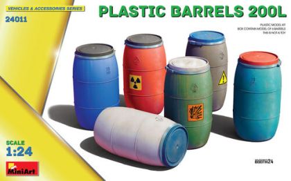 1:24 PLASTIC BARRELS 200L