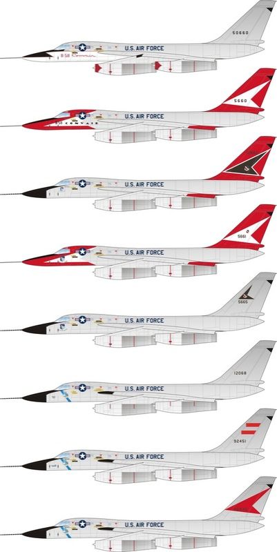1:144 USAF Convair B-58 Hustler A 
