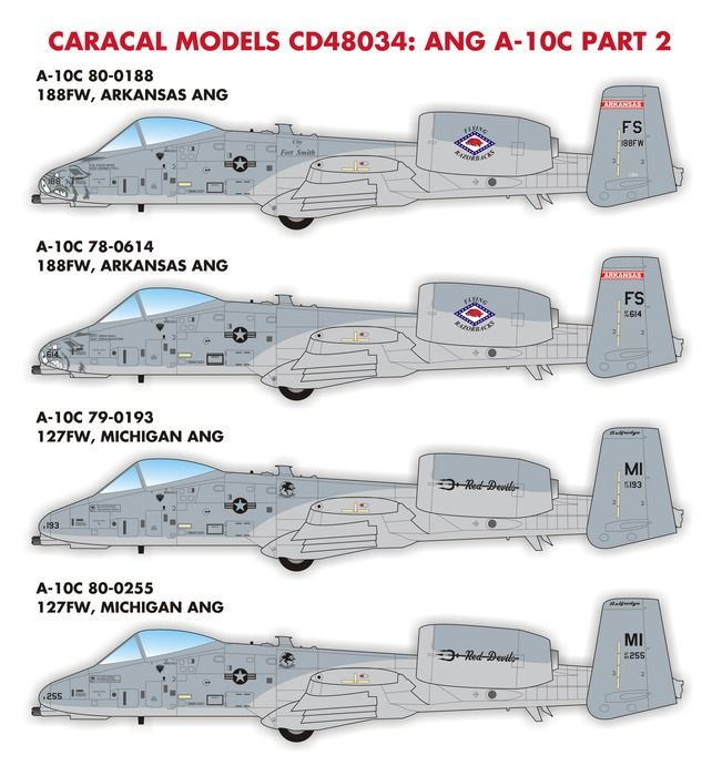 1:48 Air National Guard Fairchild A-10C Part 2