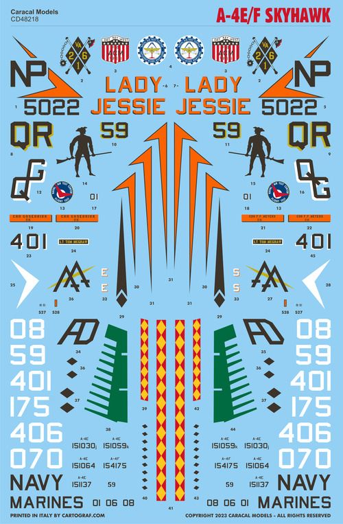 1:48 US Navy Douglas A-4E/F Skyhawk