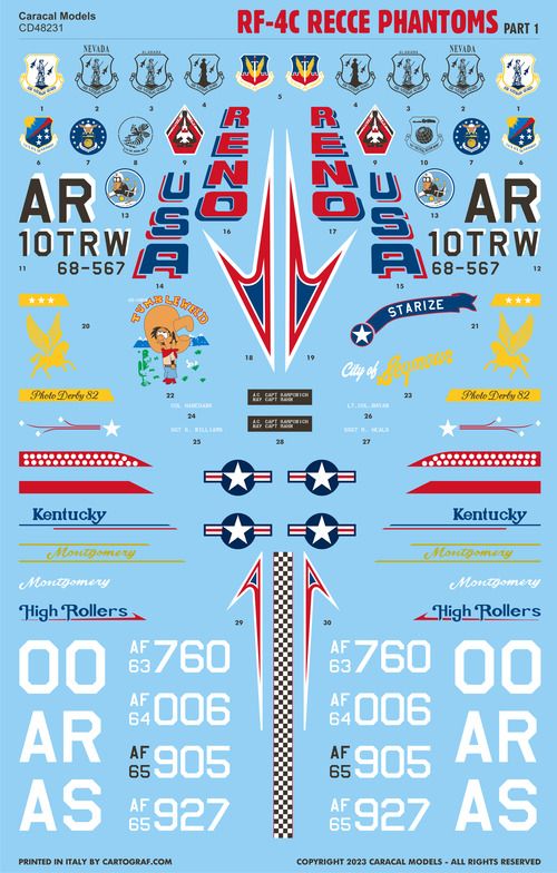 1:48 RF-4C Recce Phantoms - Part 1