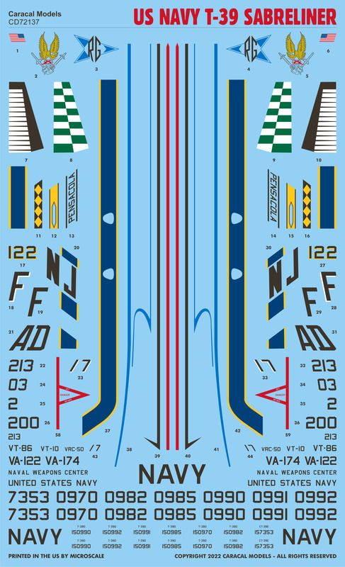 1:72 US Navy T-39 Sabreliner