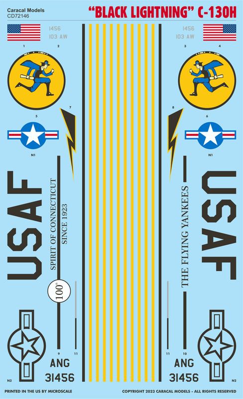 1:72 USAF CT ANG Lockheed C-130H Hercules 