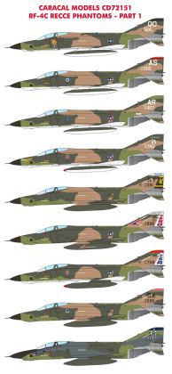 1:72 USAF McDonnell RF-4C Recce Phantoms Part 1
