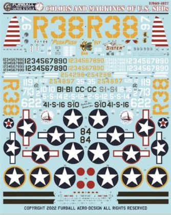 1:48 Colors & Markings of U.S. SBD's