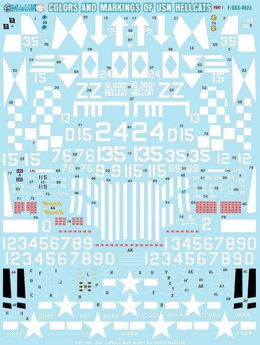 1:72 Colors and Markings of US Navy F6F Hellcats Part 1