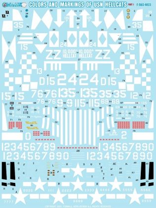 1:72 Colors and Markings of US Navy F6F Hellcats Part 1