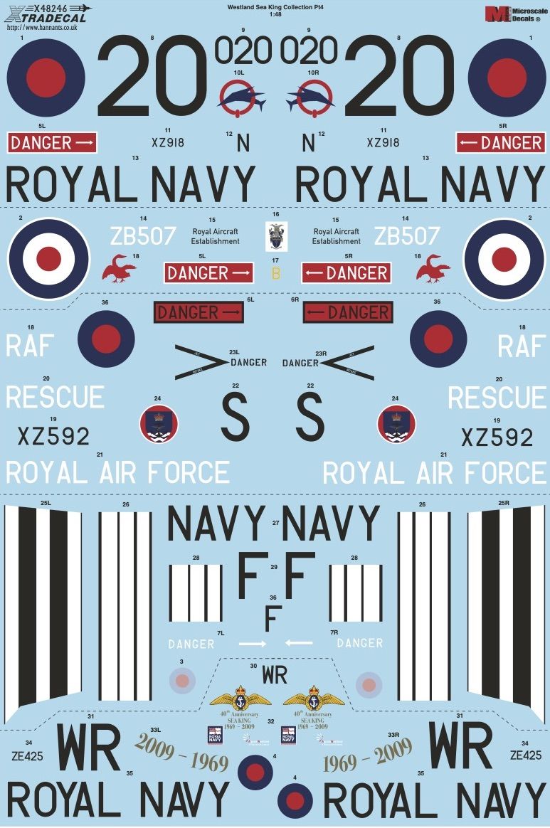 1:48 Westland Sea King Collection Pt4