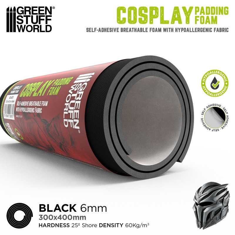 Cosplay padding foam with Fabric 6mm