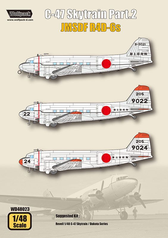 1:72 C47 Skytrain Part 2: JMSDF R4D-6's