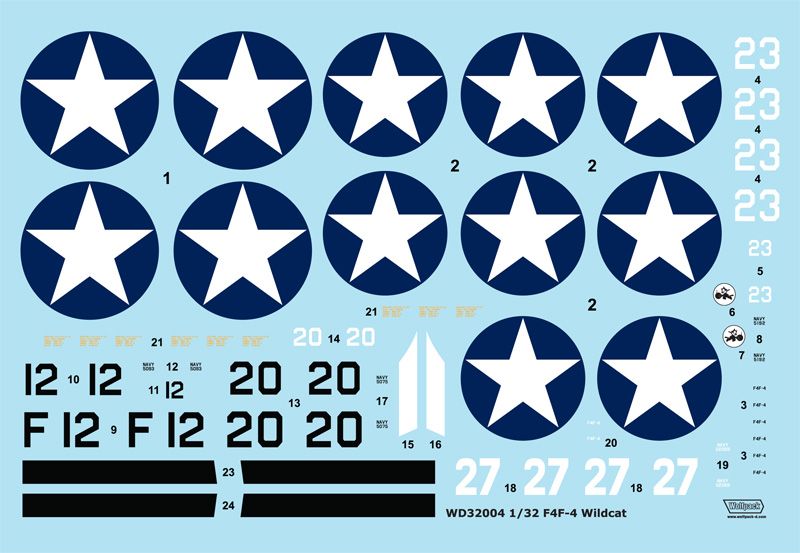 1:32 F4F-4 Wildcat part 1 - Carrier based Wildcats in the Pacific
