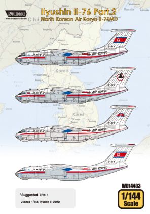 1:144 Ilyushin IL76 Part 2: North Korea Air Koryo IL76MD (Zvezda)