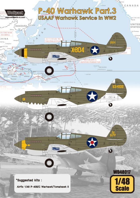 1:48 P40 Warhawk part 3 USAAF Warhawk Service 1942-1943