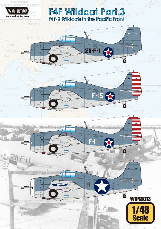 1:48 F4F Wildcat Part.3: F4F-3 Wildcats in the Pacific Front