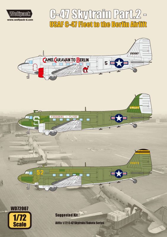 1:72 C47 Skytrain Part 2 'USAF C47 Fleet to the Berlin Airlift