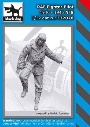 1:32 RAF fighter pilot 1940-45 N °8