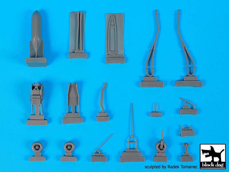 1:32 WW II Luftwaffe bombenpersonals + Bomb loader + SC250 bomb set