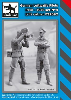 1:32 WW II German Luftwaffe polots N°4 1940-45