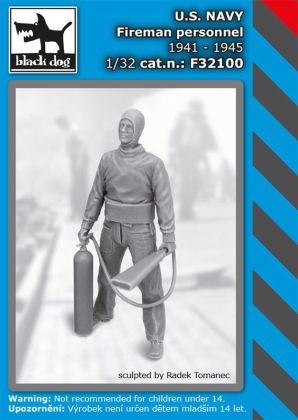 1:32 US NAVY fireman personel 1941-45