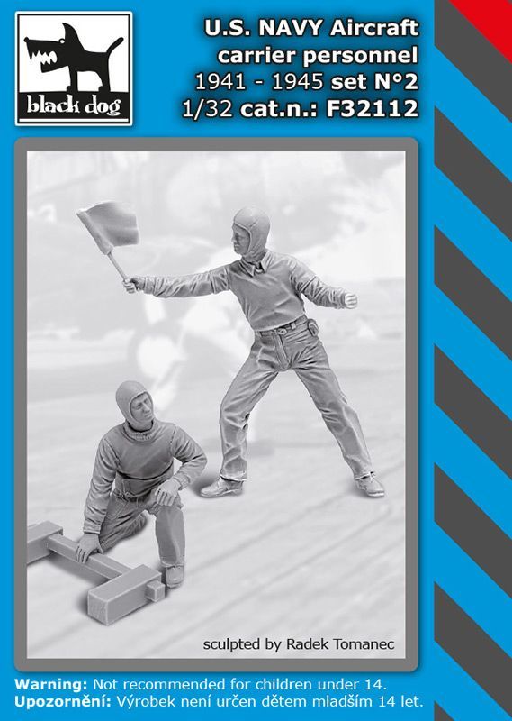 1:32 U.S. NAVY aircraft carrier personnel 1941-45 set N°2
