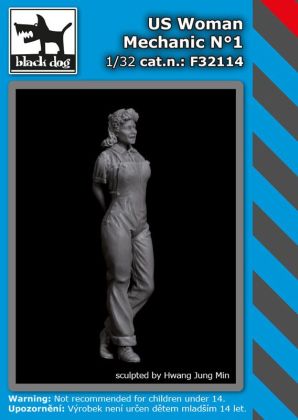 1:32 US woman mechanic N°1