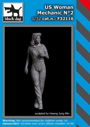 1:32 US woman mechanic N°2