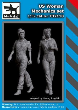 1:32 US woman mechanics set