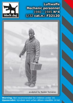1:32 Luftwaffe mechanic personnel N°4