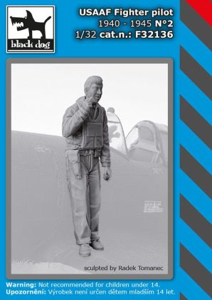 1:32 USAAF Fighter pilot 1940-45 N°2