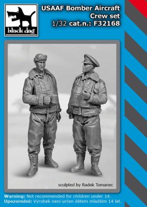 1:32 USAAF Bomber aircraft crew set